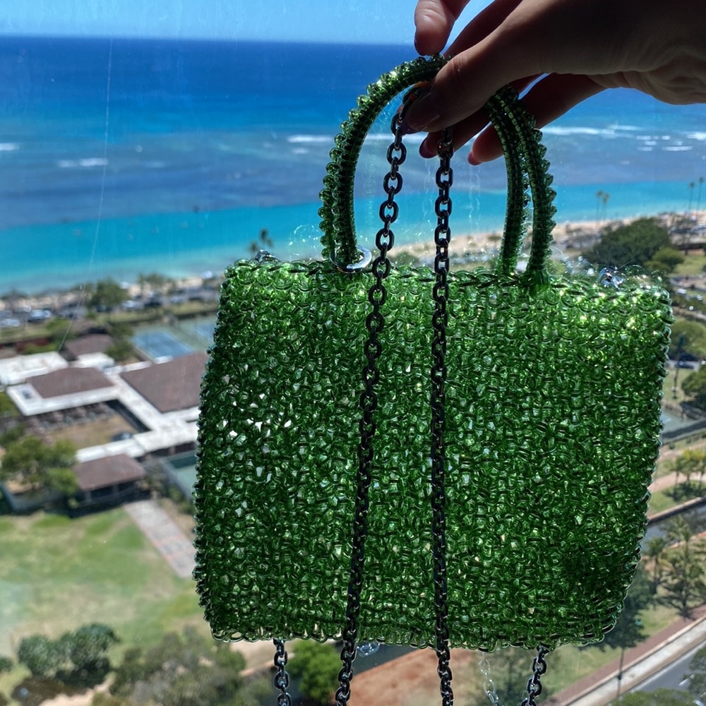 Anteprima wirebag verde